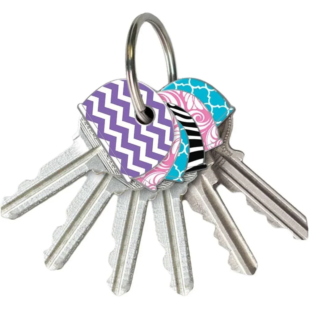 Vinyl, Designer Pattern Key Identifier Caps, 4 Pack 16304 - Picture 2 of 4